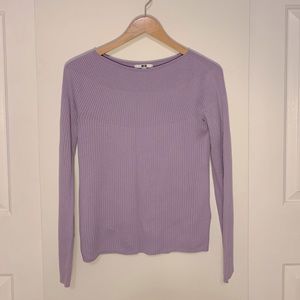 Uniqlo lilac/lavender rubbed sweater size m